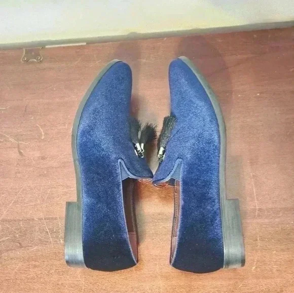 Jump 75 BLUE SUEDE SHOES SIZE 11 EUC NO ISSUES - Picture 8 of 11